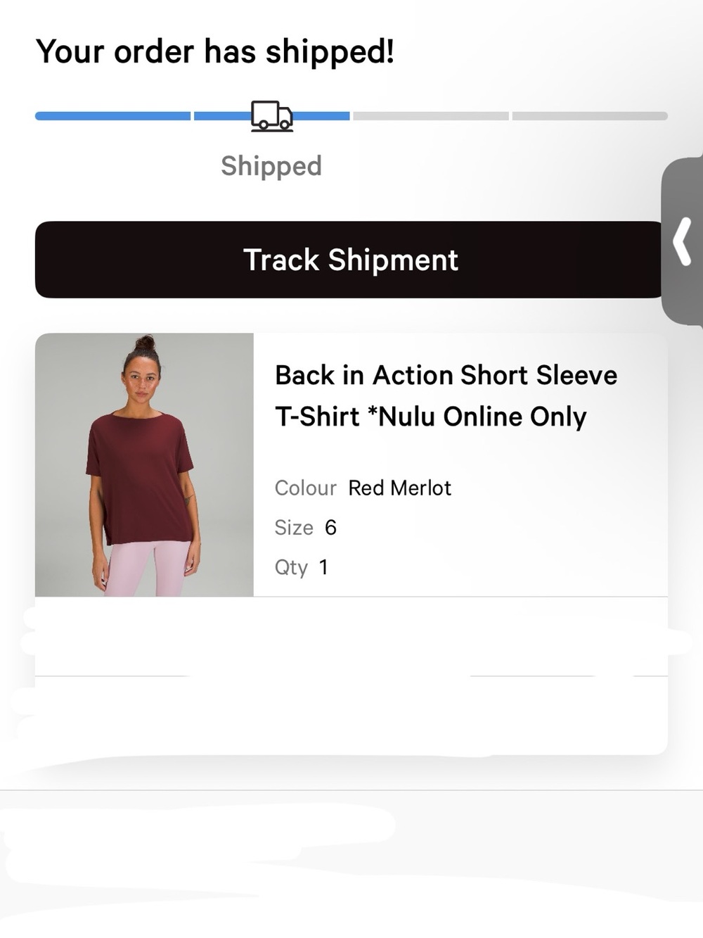 Lululemon Back in Action Short Sleeve Nulu Material Red Merlot - Picture 4 of 4